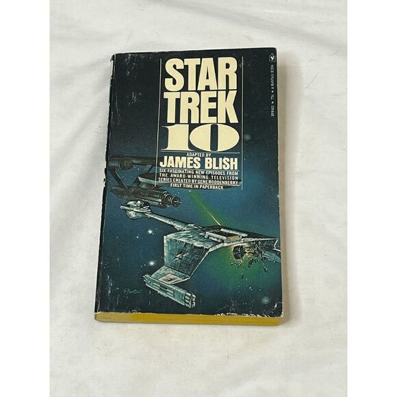 Vintage 1974 Star Trek 10 James Blish Collectible Bantam Paperback Book - Picture 1 of 7